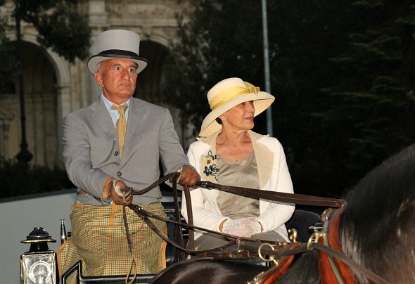 Edgardo Goldoni e Signora durante le premiazioni